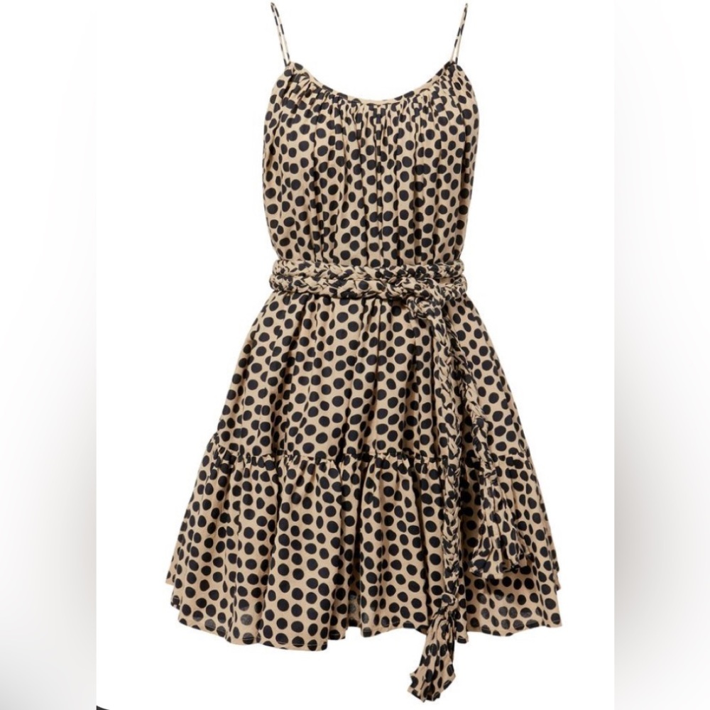 RHODE RESORT Nala Leopard Mini Dress
